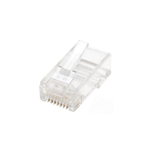 Paquete de Plug RJ-45 CAT6 XCase con 100 piezas Transparentes Paquete de Plug RJ-45 CAT6 XCase con 100 piezas Transparentes